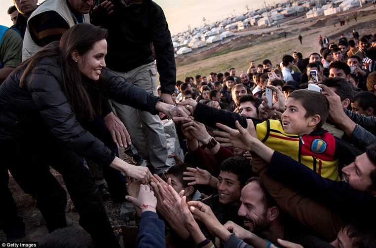 Angelina Jolie in Iraq